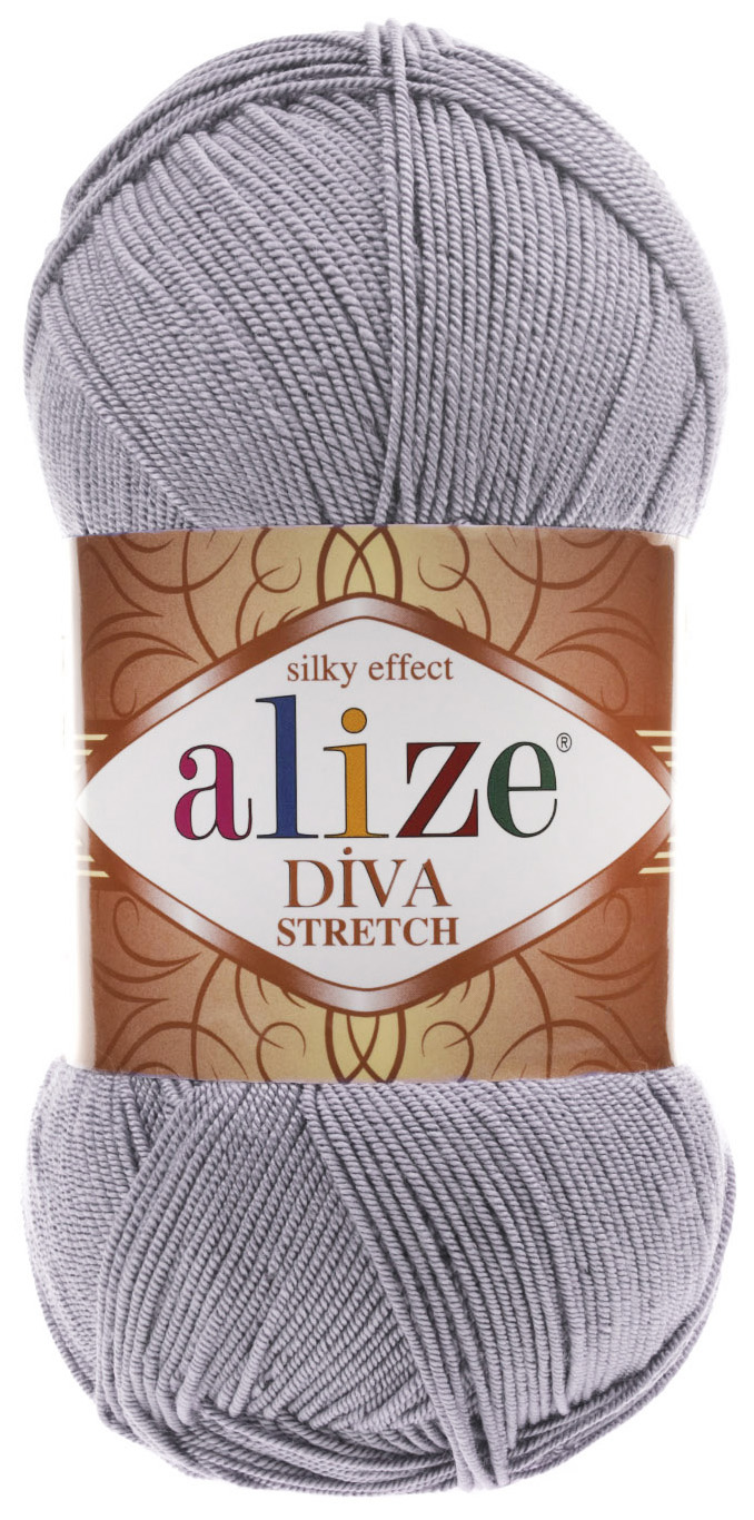 

Пряжа ALIZE Diva stretch Silk effekt (253), ангора, 5 шт. по 100 г