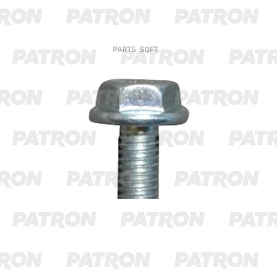 PATRON P37-2593T Болт металлический белый универсальный M10X30  10шт