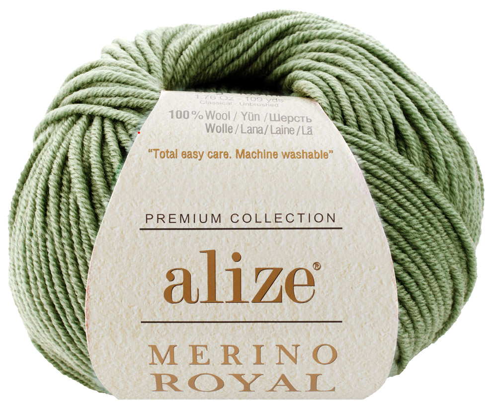 

Пряжа ALIZE Merino royal (192), светлое поле, 5 шт. по 50 г