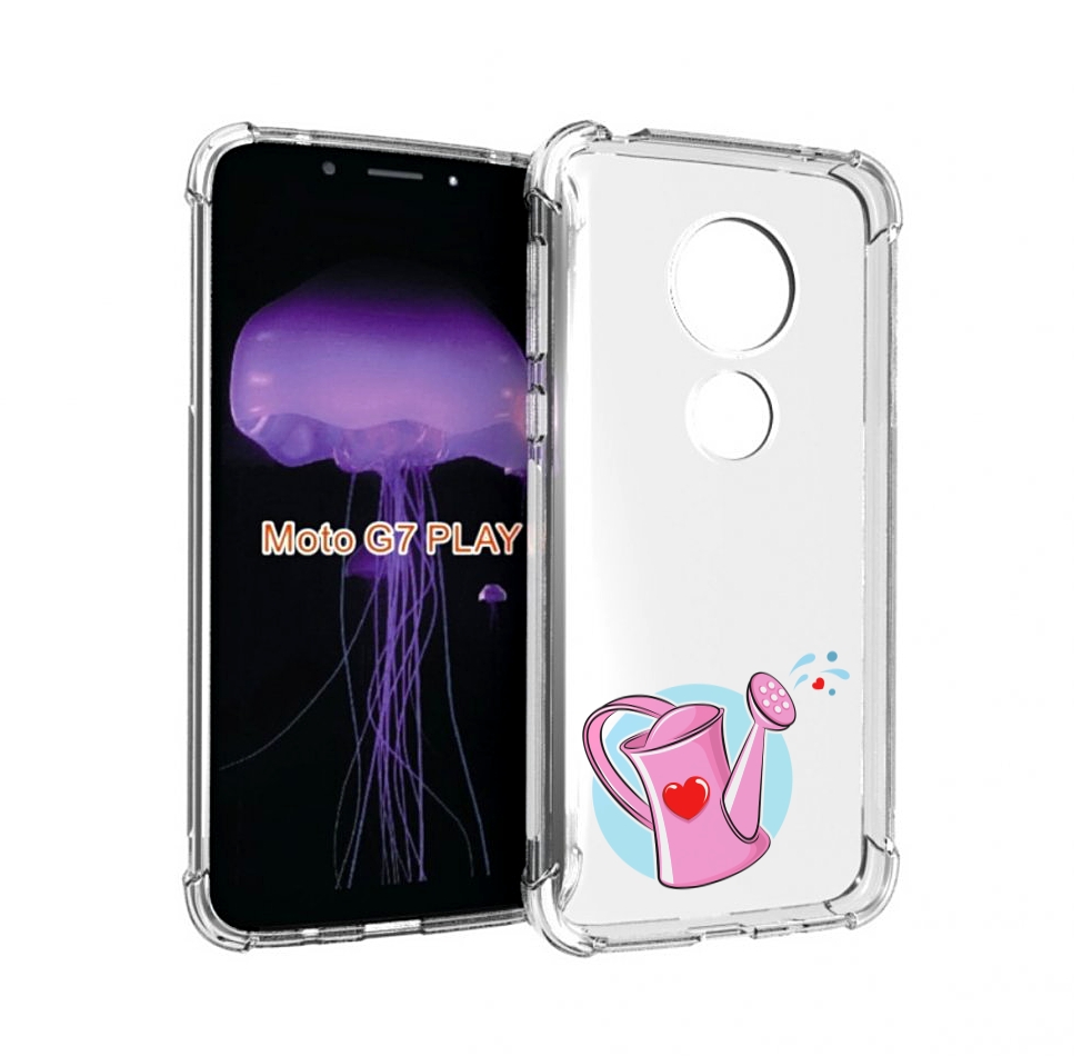 

Чехол MyPads Лейка любви 14 февраля для Motorola Moto G7 Play, Прозрачный, Tocco
