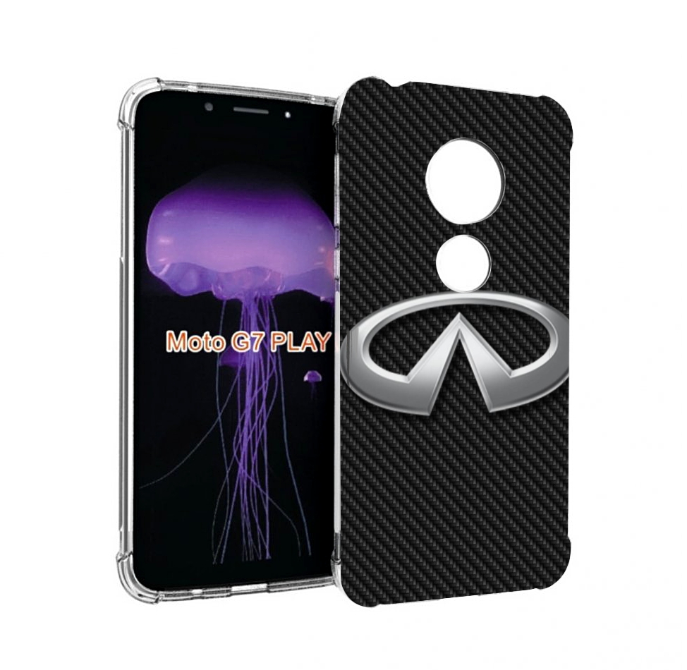 

Чехол MyPads infiniti-2 мужской для Motorola Moto G7 Play, Прозрачный, Tocco