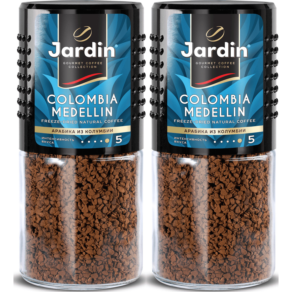 

Кофе растворимый Jardin Жардин Colombia Medellin 95г 2 уп