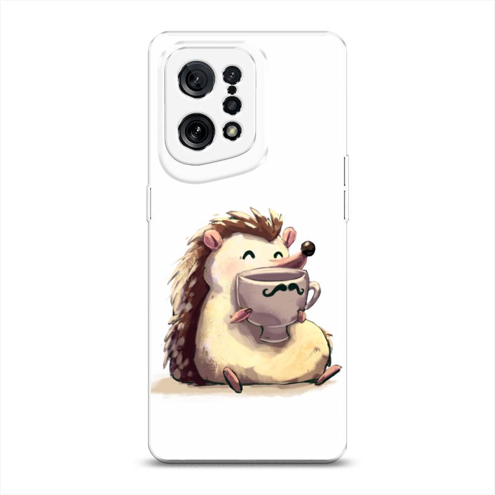 

Чехол Awog на Oppo Find X5 "Еж кофеман", Разноцветный, 259750-10