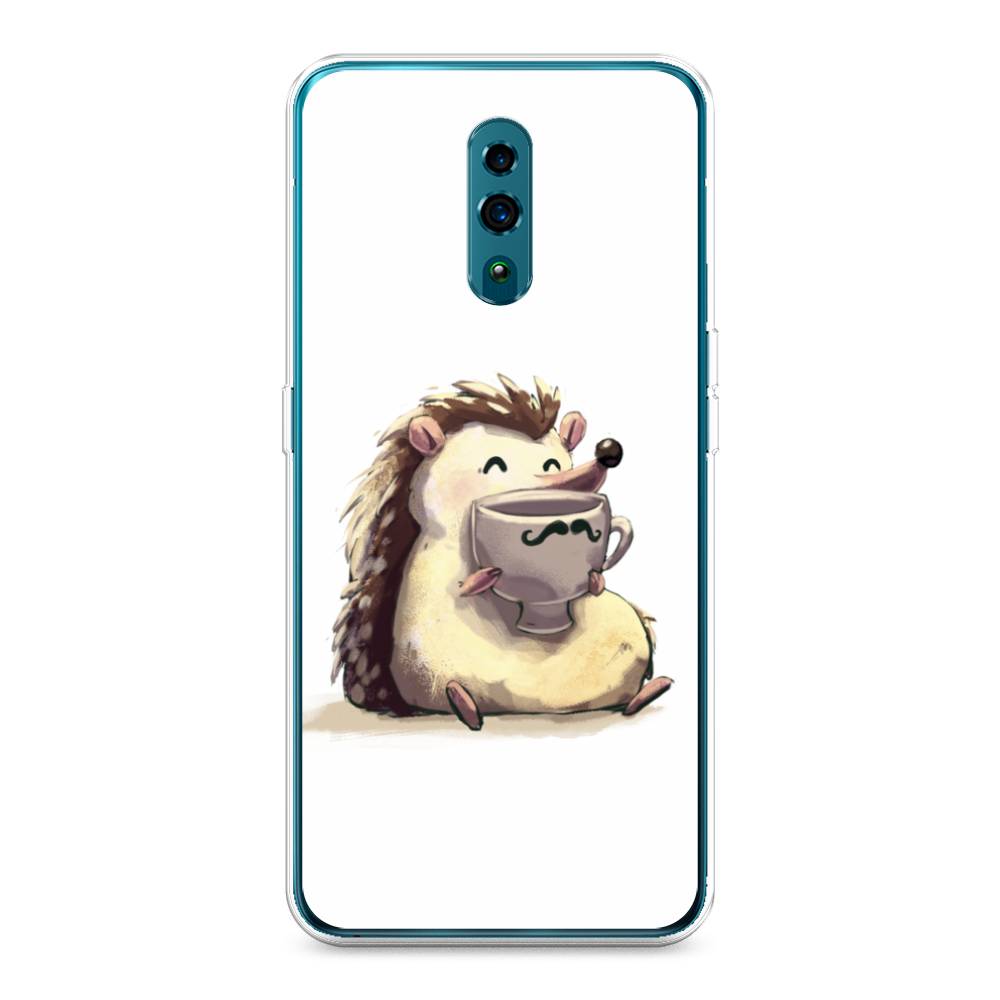 

Чехол Awog на Oppo Reno "Еж кофеман", Разноцветный, 250750-10