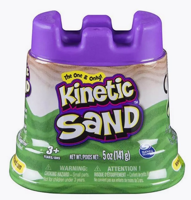 Песок кинетический Kinetic Sand башенка 127 г зеленый 6046626 449₽