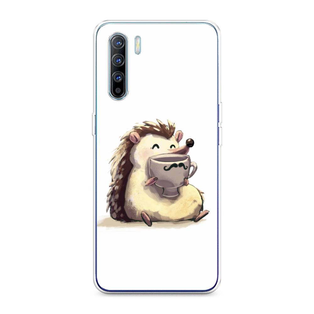 

Чехол Awog на Oppo A91/Reno 3 "Еж кофеман", Разноцветный, 252450-10