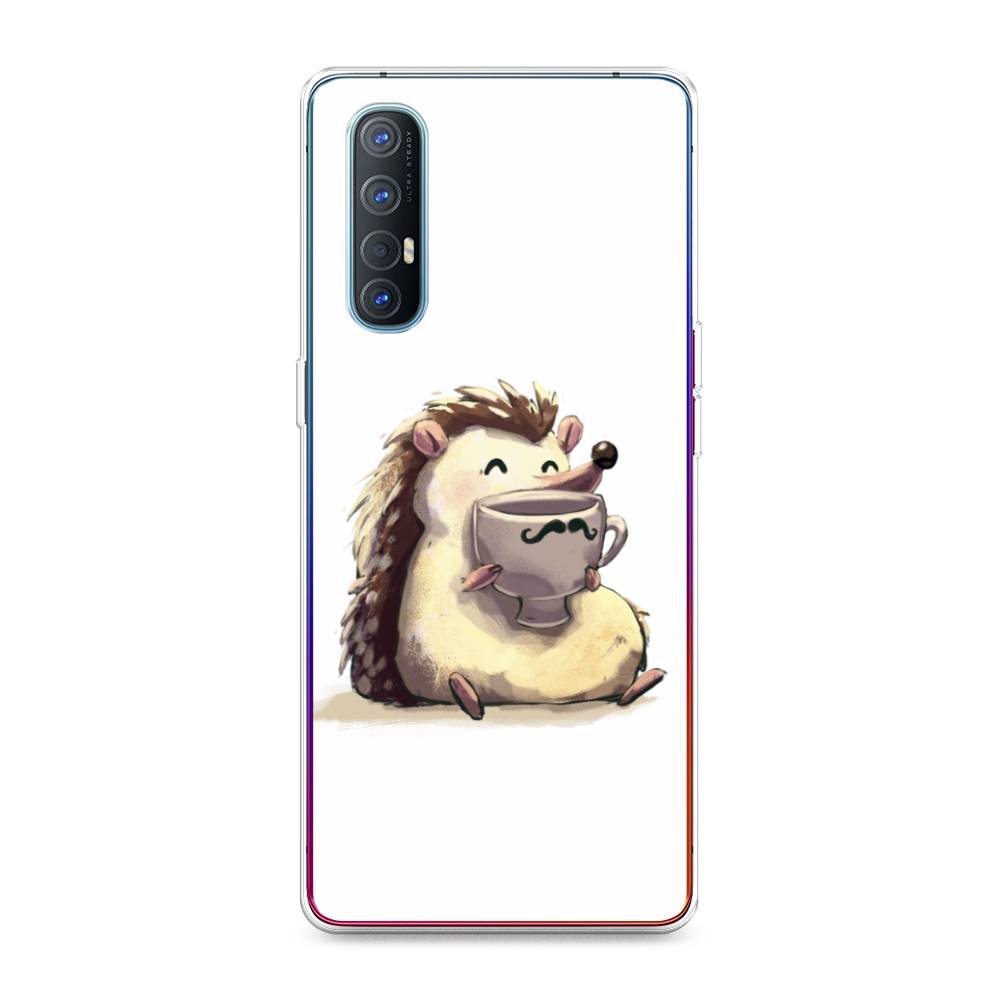 

Чехол Awog на Oppo Reno 3 Pro "Еж кофеман", Разноцветный, 252550-10