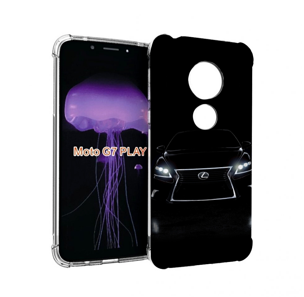

Чехол MyPads lexus 1 мужской для Motorola Moto G7 Play, Прозрачный, Tocco