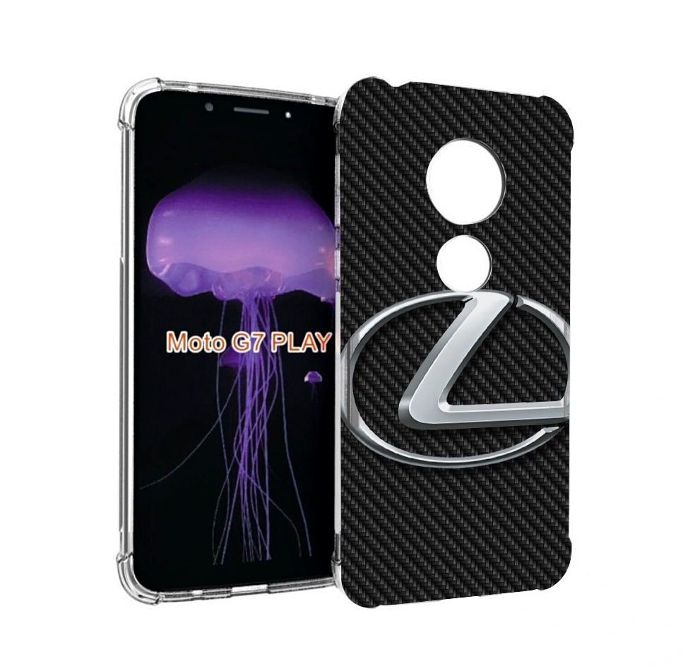 

Чехол MyPads lexus 3 для Motorola Moto G7 Play, Прозрачный, Tocco