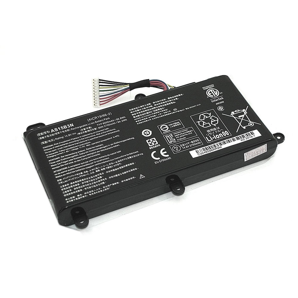 

Аккумуляторная батарея для ноутбука Acer GX21-71 (AS15B3N) 14.8V 5700mAh черная