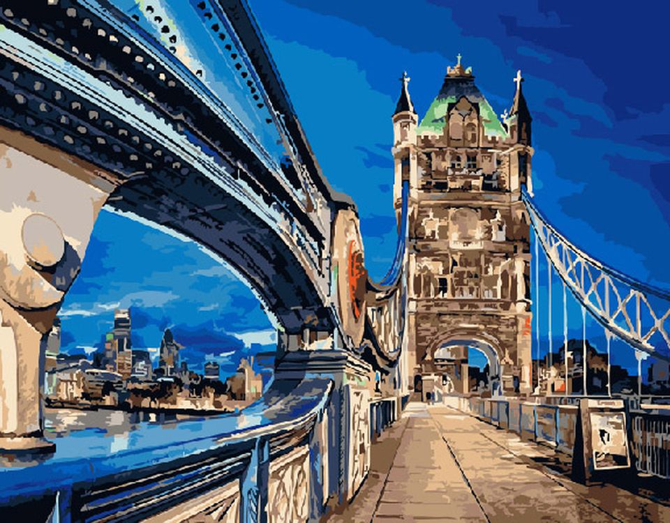 

Алмазная живопись ВанГогВоМне Ночной мост