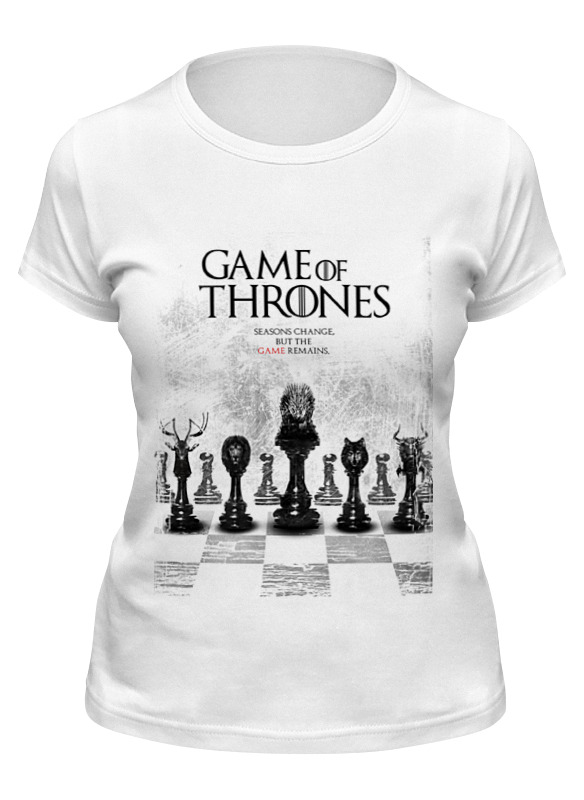 

Футболка женская Printio Game of thrones - игра престолов белая XL, Game of thrones - игра престолов