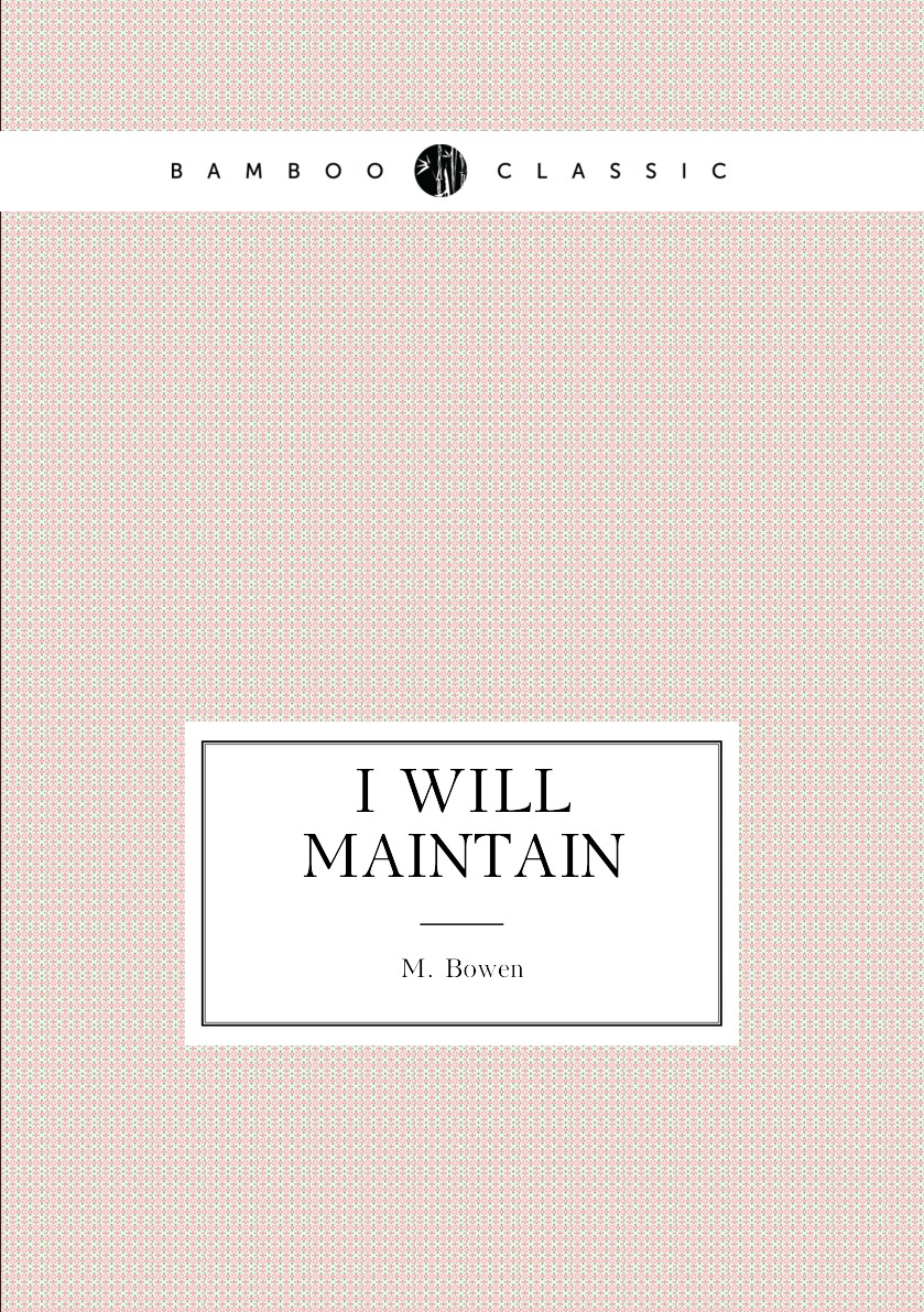 

I will maintain