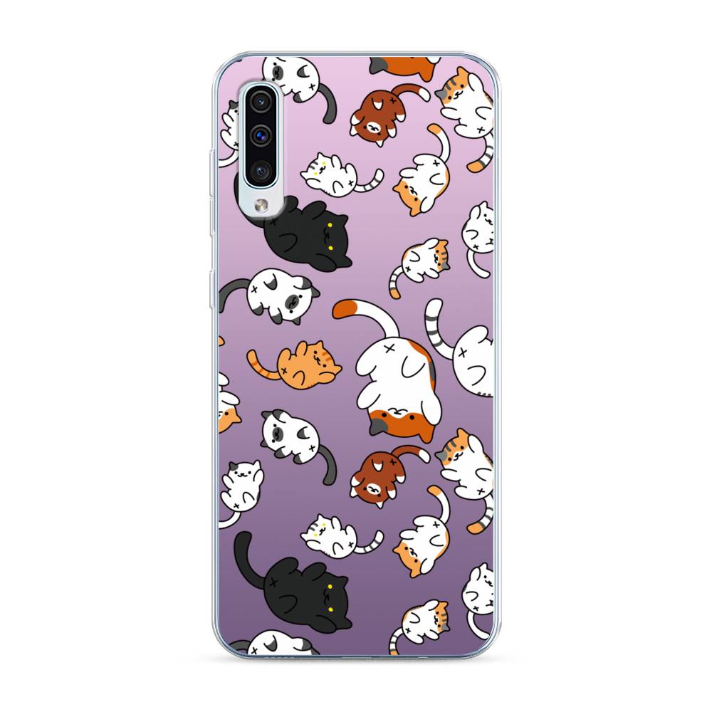 

Чехол Awog на Samsung Galaxy A30s/A50 "Котопад", Разноцветный, 28850-7