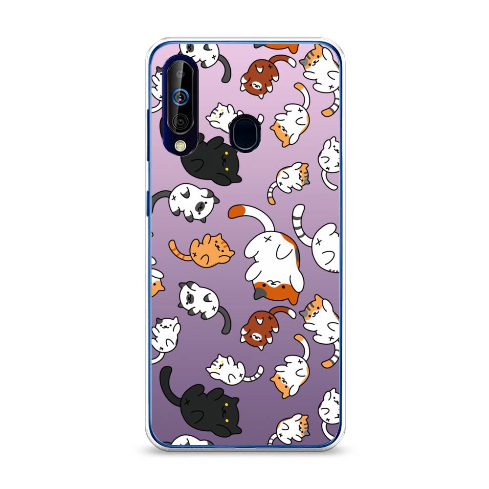 

Чехол Awog на Samsung Galaxy A60/M40 "Котопад", Разноцветный, 28250-7