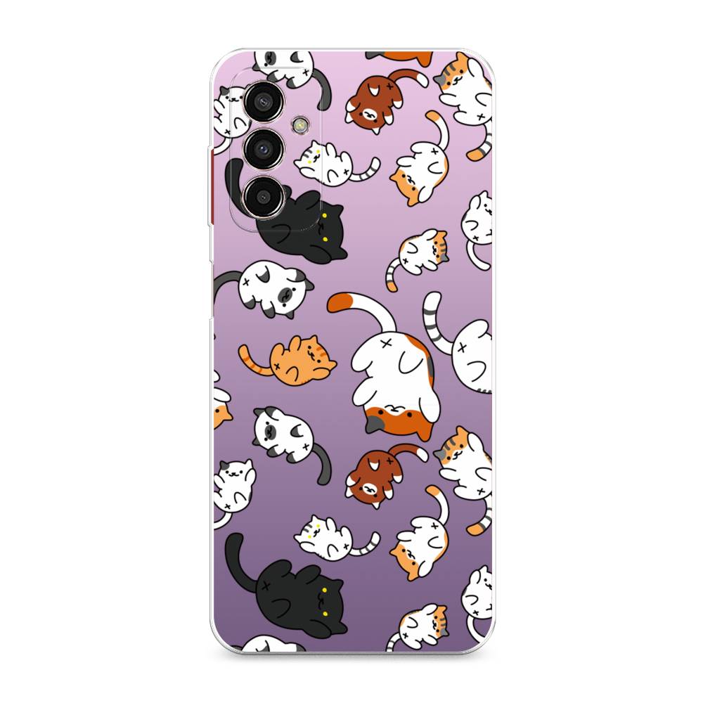 

Чехол Awog на Samsung Galaxy M13 / Самсунг M13 "Котопад", Разноцветный, 2106850-7