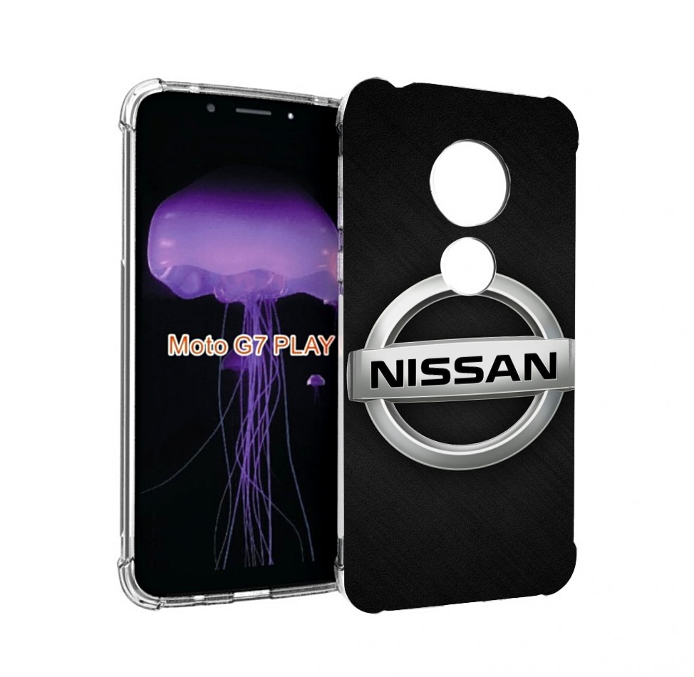 

Чехол MyPads nissan 2 мужской для Motorola Moto G7 Play, Прозрачный, Tocco