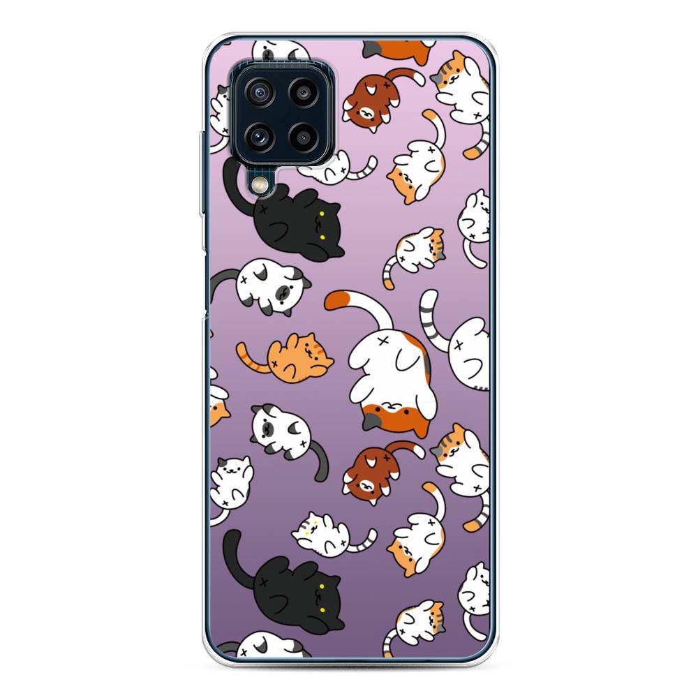 

Чехол Awog на Samsung Galaxy M32 / Самсунг M32 "Котопад", Разноцветный, 2103550-7