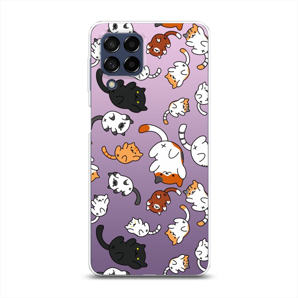 

Чехол Awog на Samsung Galaxy M53 / Самсунг M53 "Котопад", Разноцветный, 2105850-7