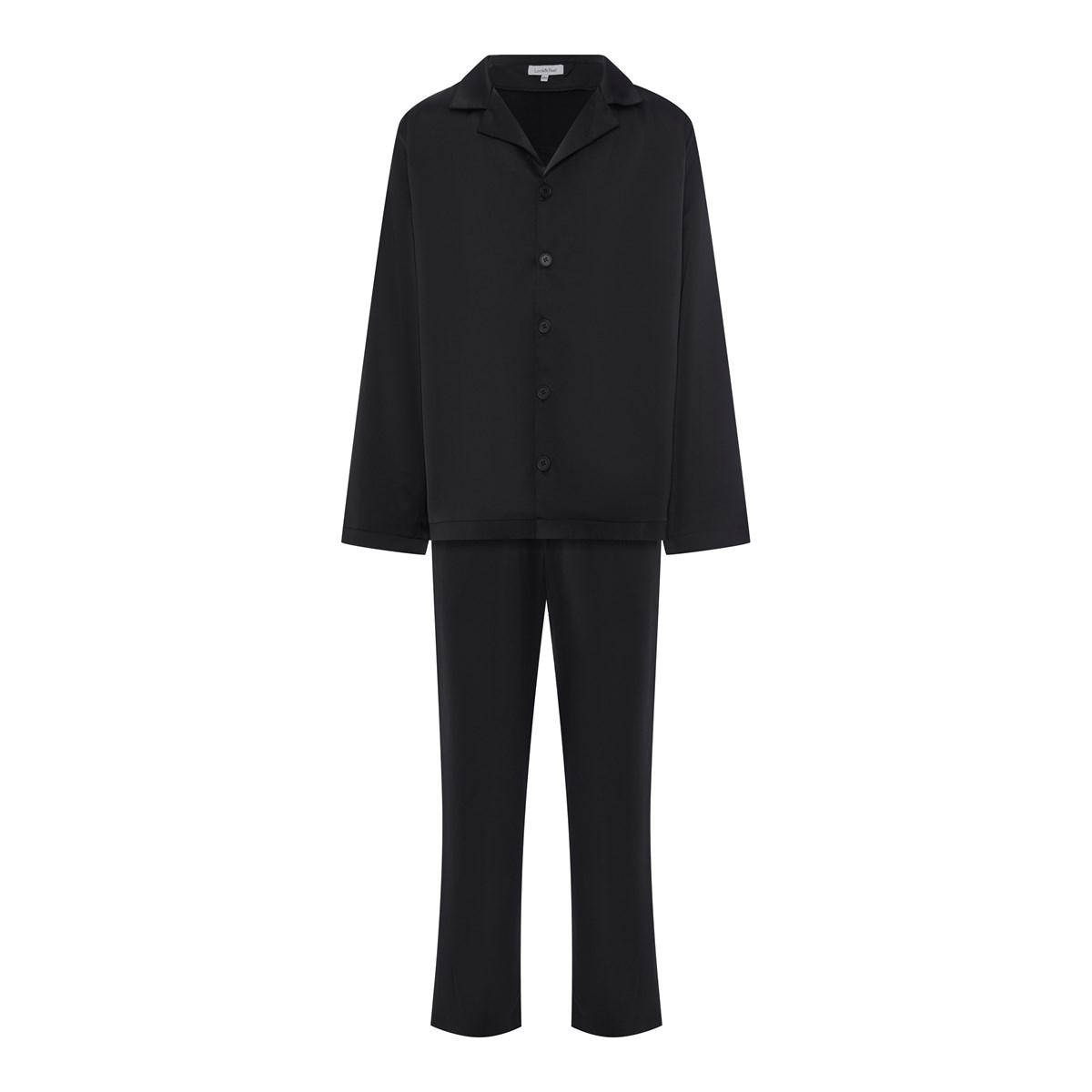 

Пижама мужская Look&Feel 30765 черная XL, Черный, 30765