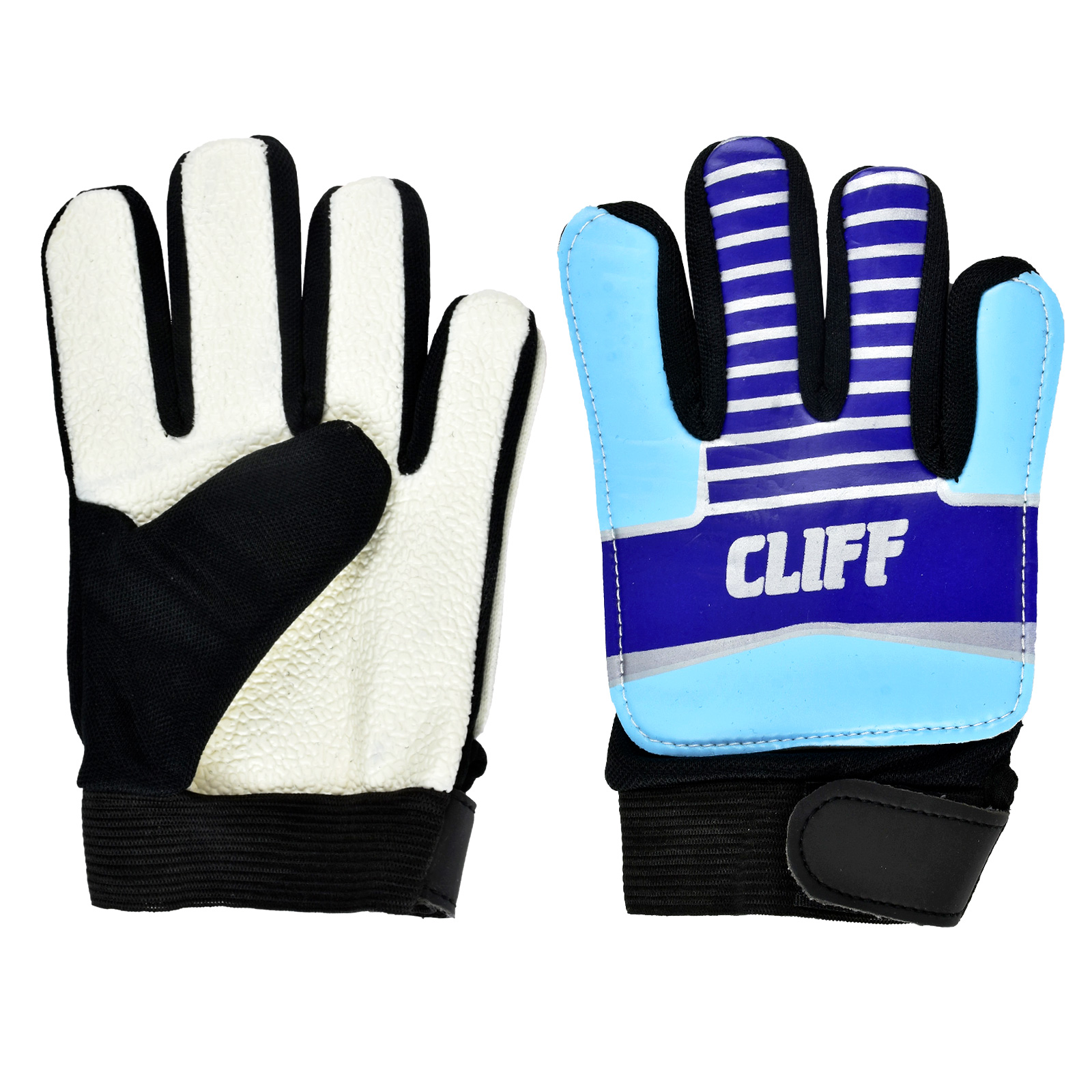 

Перчатки вратарские CLIFF СS-0901, р.5, Голубой, CS-0901