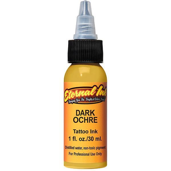 

Краска для татуировки, пигмент для тату Eternal Ink Dark Ochre, 30мл, Dark Ochre