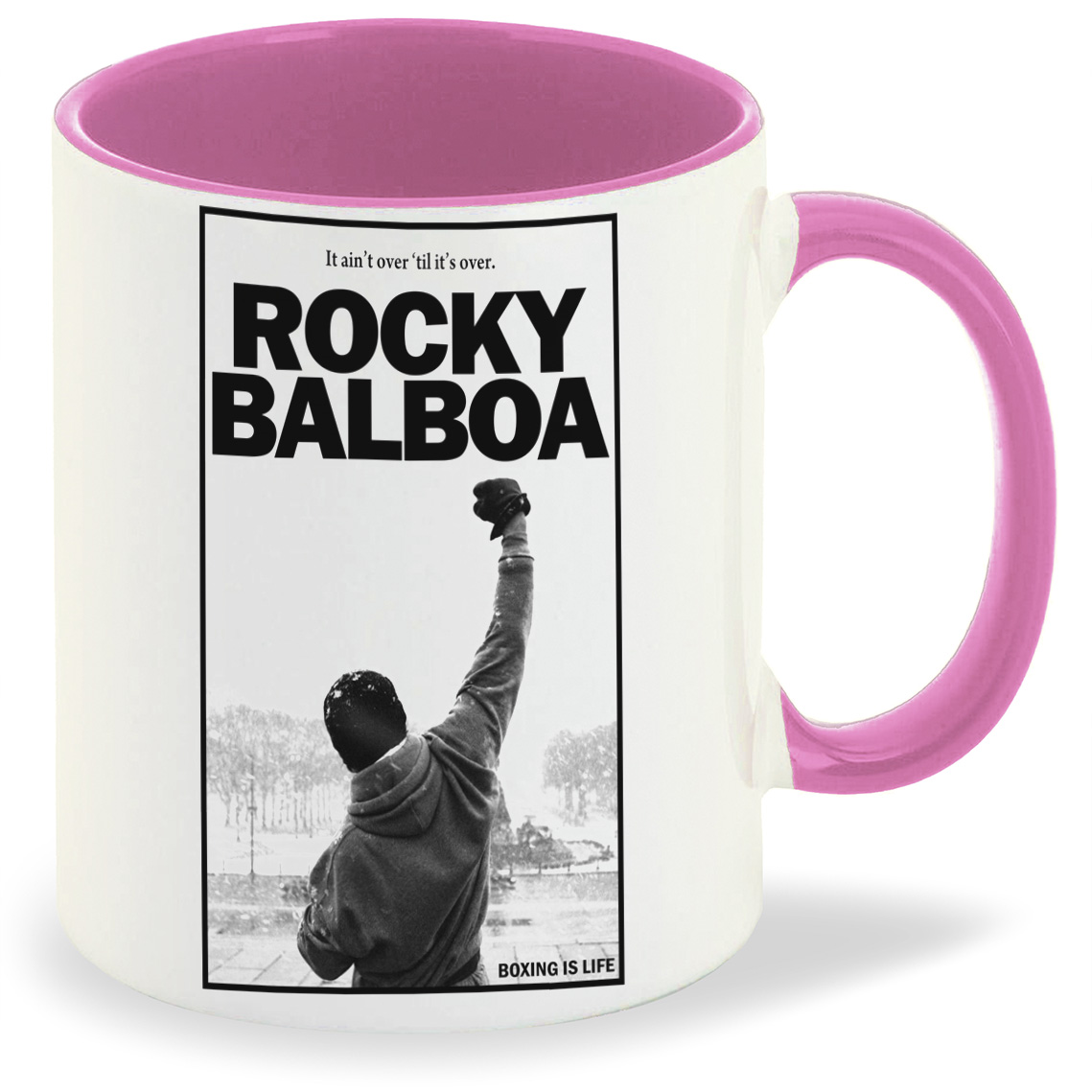 фото Кружка розовая coolpodarok rocky balboa