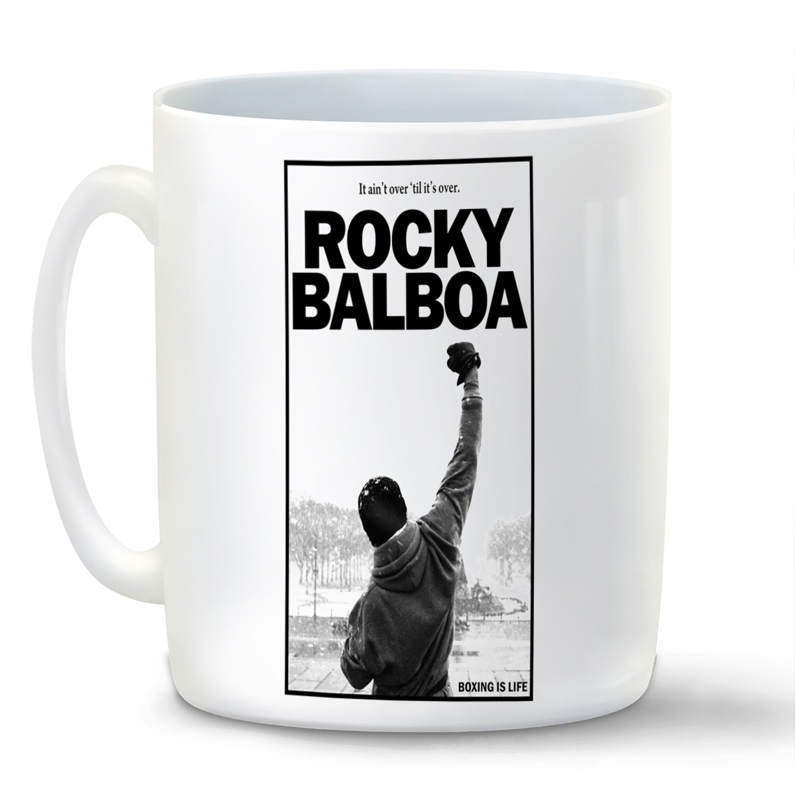 фото Кружка белая coolpodarok rocky balboa