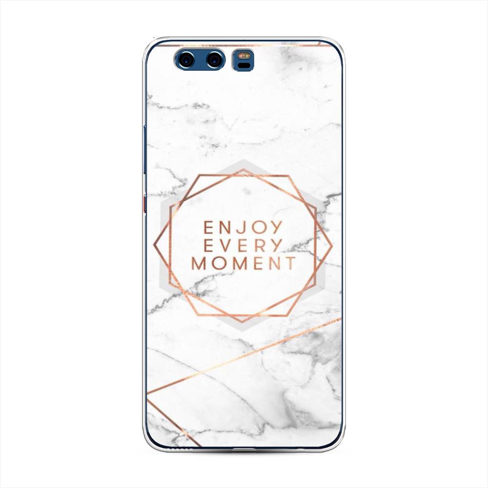 

Чехол Awog на Huawei P10 Plus "Enjoy every moment мрамор", Разноцветный, 62350-7