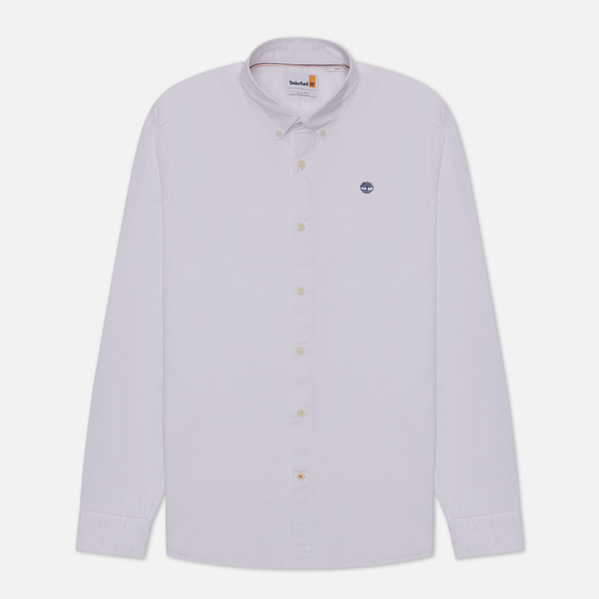 Мужская рубашка Timberland Camisa Oxford Elevated белый, Размер S