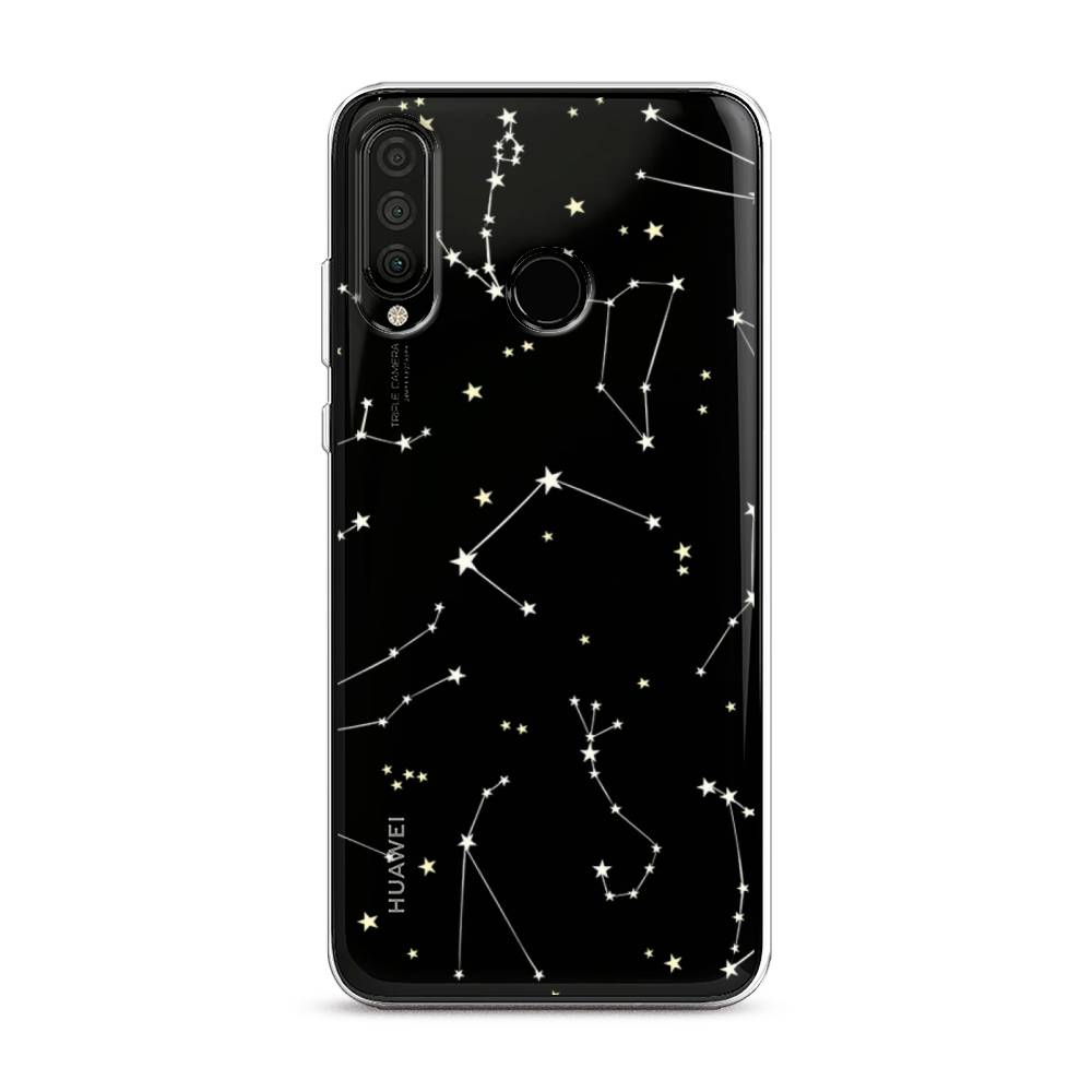 

Чехол Awog "Созвездия" для Huawei P30 Lite, Прозрачный;серый;бежевый, 67950-7