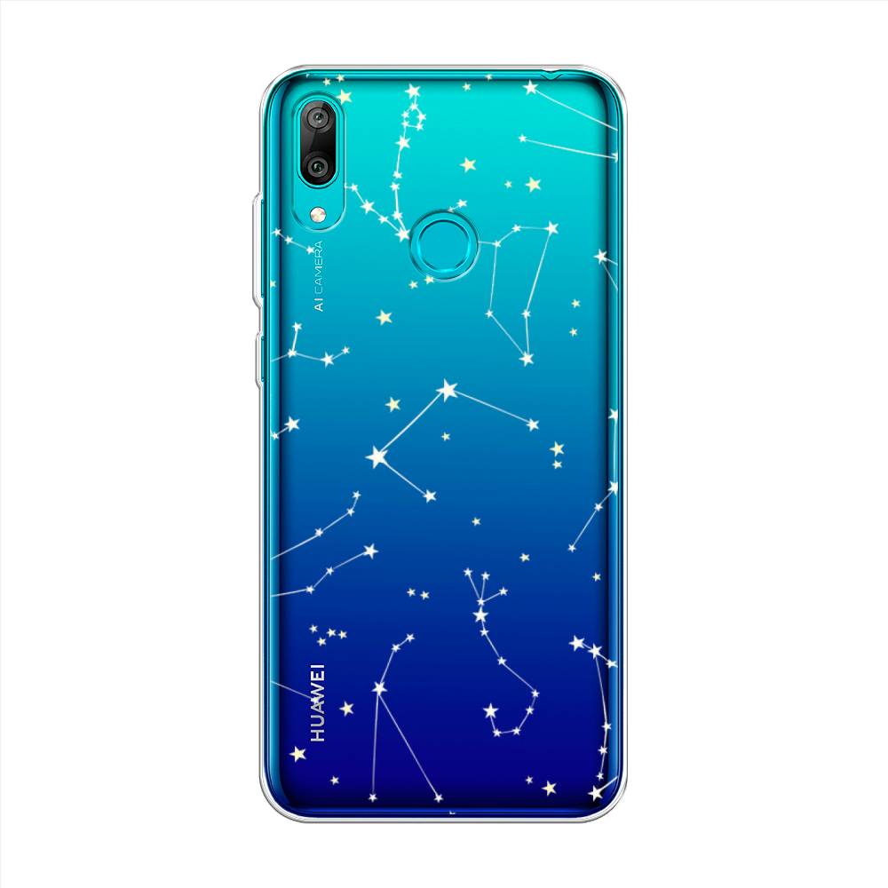 

Чехол Awog "Созвездия" для Huawei Y7 2019, Прозрачный;серый;бежевый, 68450-7
