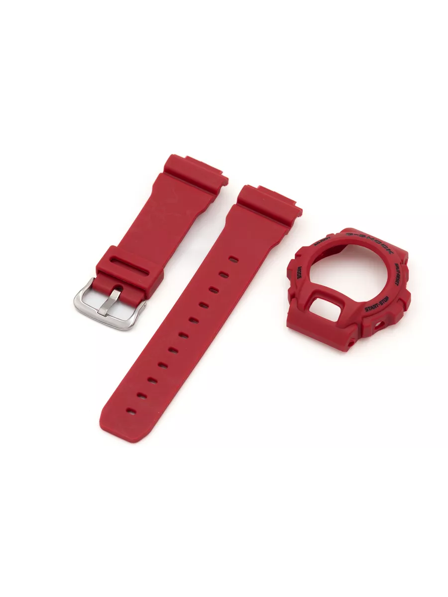 

Ремешок с корпусом мужской Watch Band DW-6900_set красный, DW-6900_set