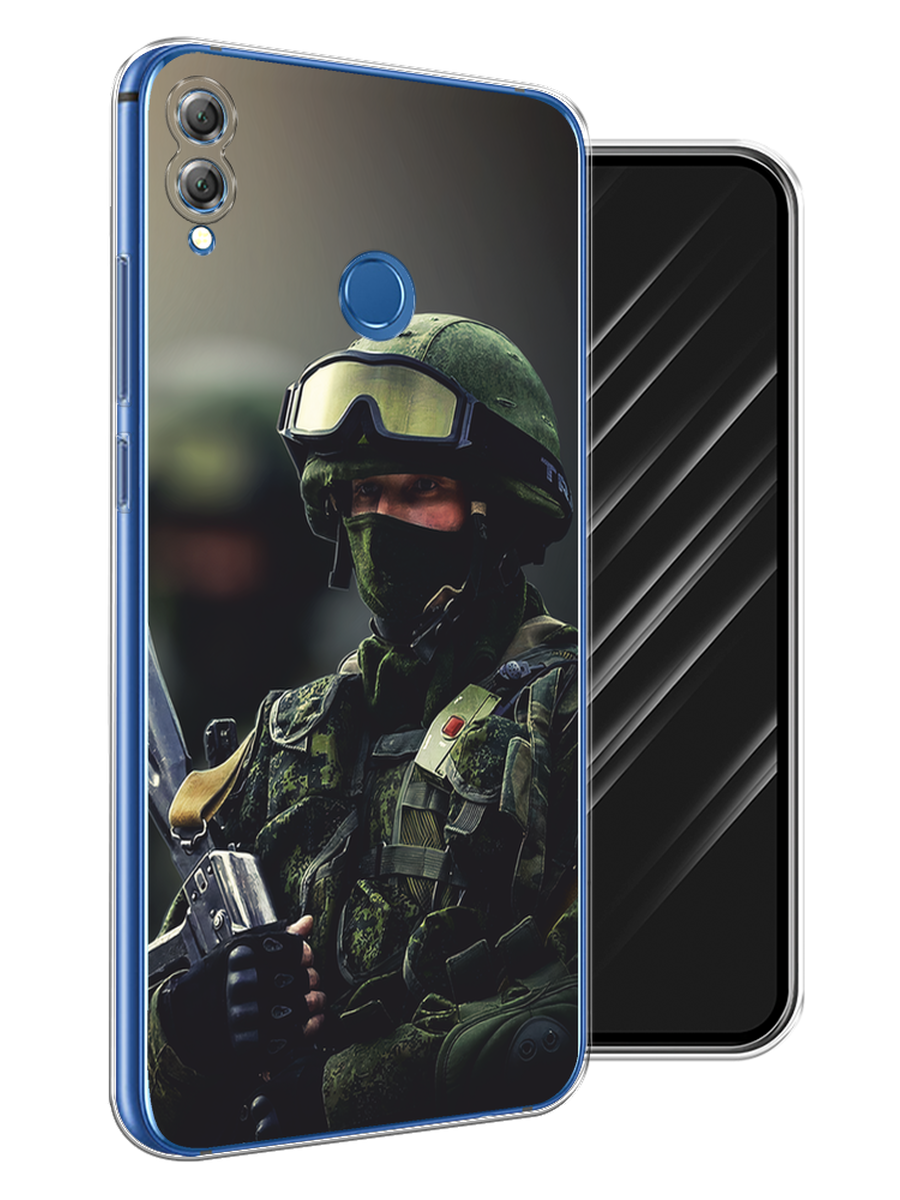 

Чехол Awog на Honor 8X "Солдат", Зеленый;серый, 66750-5