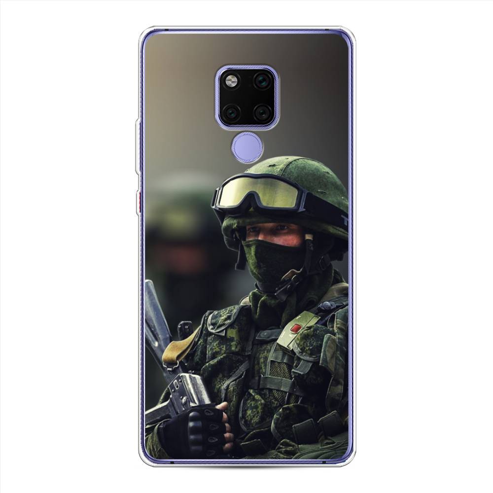 

Чехол Awog на Huawei Mate 20X "Солдат", Зеленый;серый, 66950-5