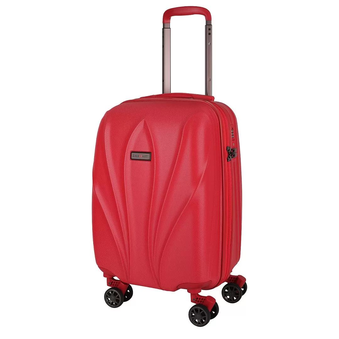 Чемодан женский Eberhart Lotus Red, 55х34х24 см