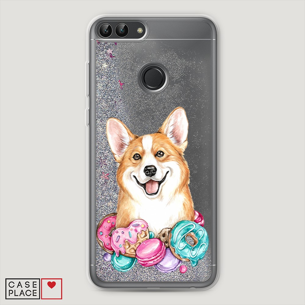 

Чехол Awog на Huawei P Smart "Корги и сладости", Разноцветный, 64091-1