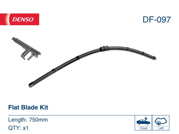 

DENSO К-т бескаркасных щёток стеклоочистителя 750мм AUDI A2 2000-2005 DENSO DF-097
