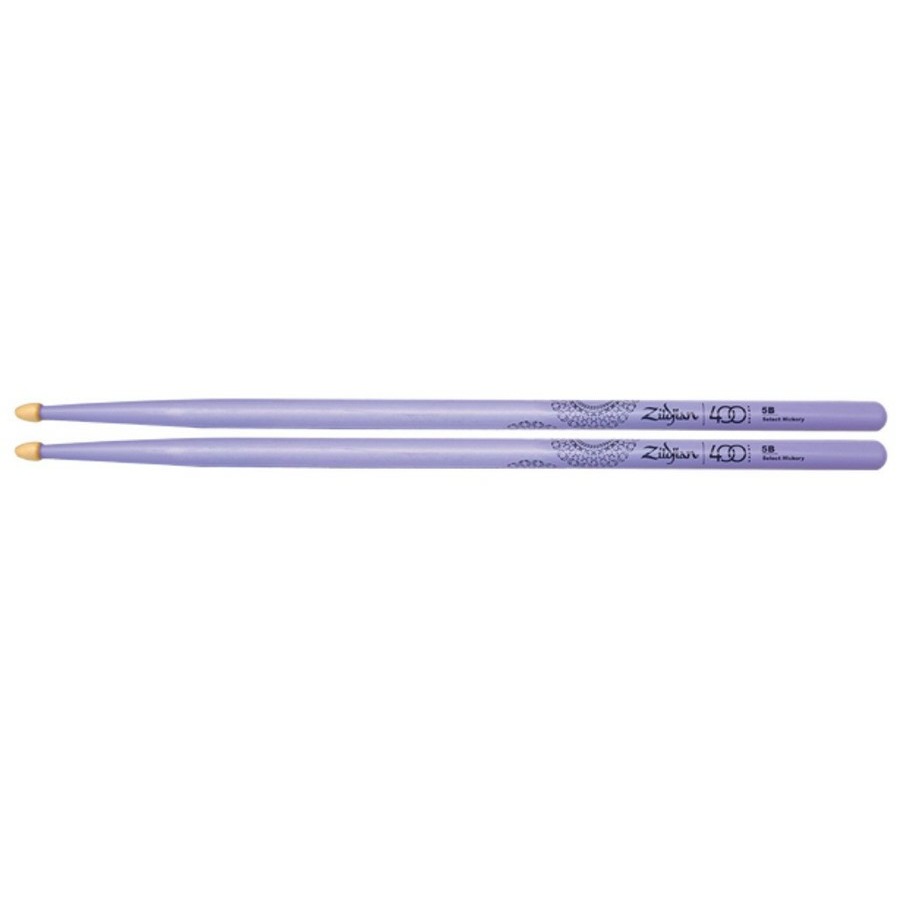 Палочки ZILDJIAN Z5BACP-400 Limited Edition 400th Anniversary 5B Acorn Purple Drumstick