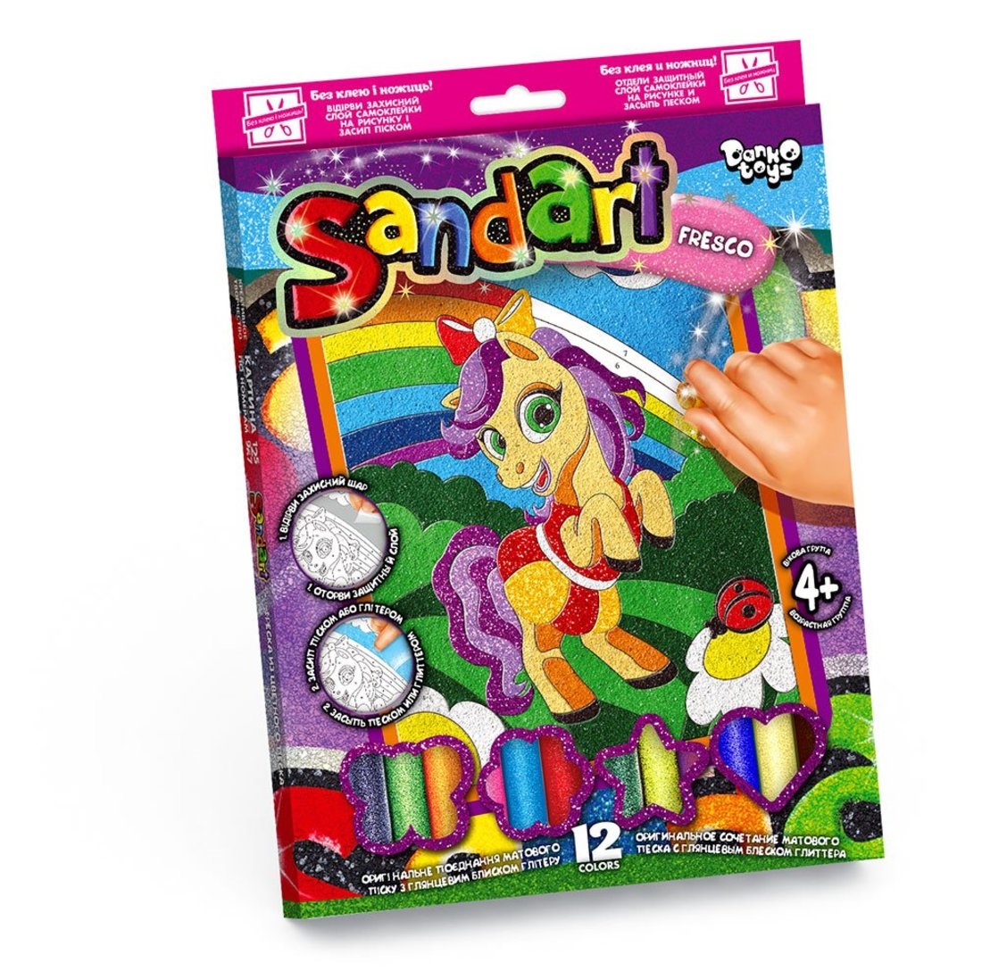 

Фреска из песка Danko Toys Sand Art Принцесса Пони SA0208