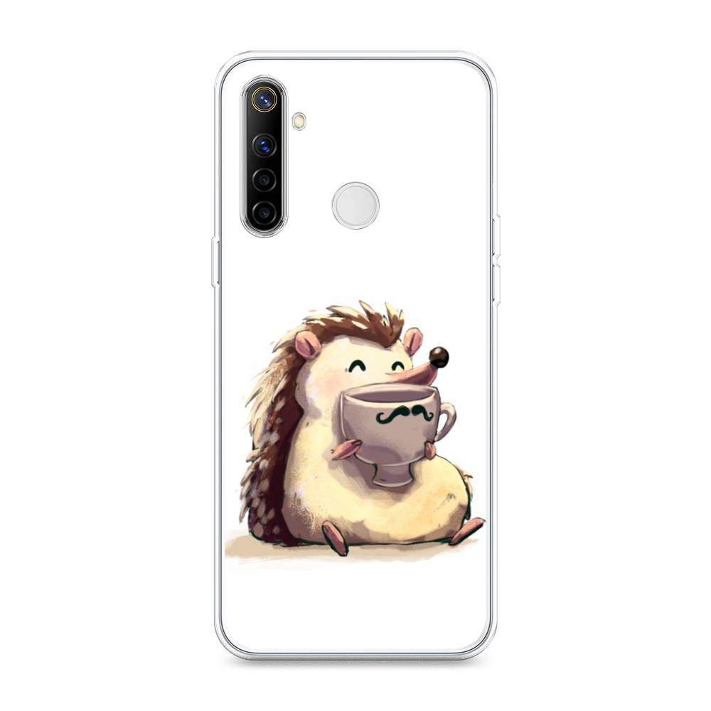 

Чехол Awog на Realme 6i "Еж кофеман", Разноцветный, 252950-10