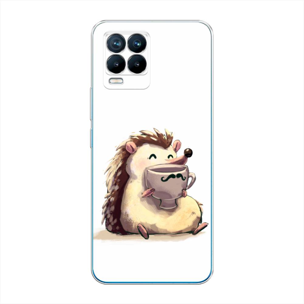 

Чехол Awog на Realme 8/8 Pro "Еж кофеман", Разноцветный, 255550-10