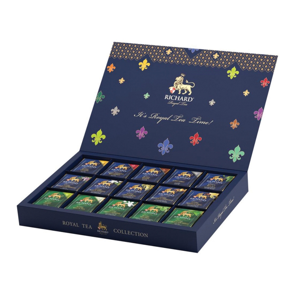 

Чай Richard Royal Tea Collection подарочный набор 15 вкусов, 120 пакетиков