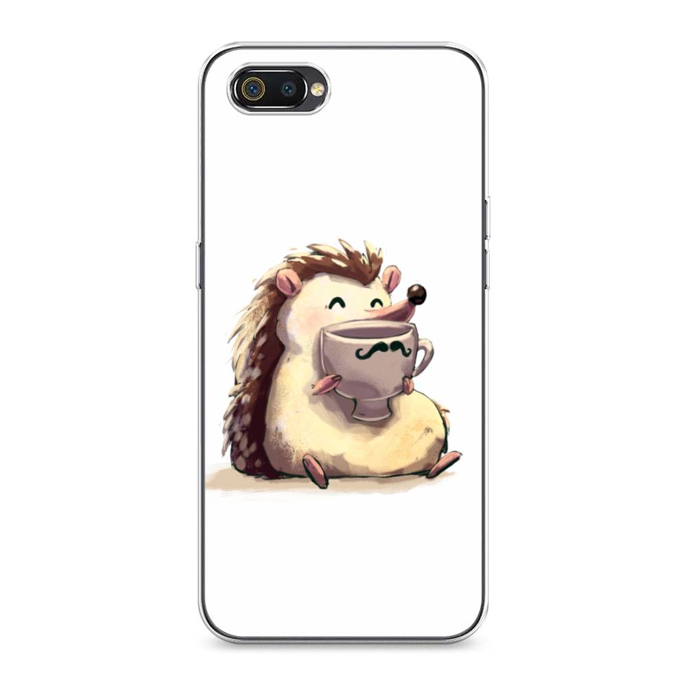 

Чехол Awog на Realme C2 "Еж кофеман", Разноцветный, 251150-10