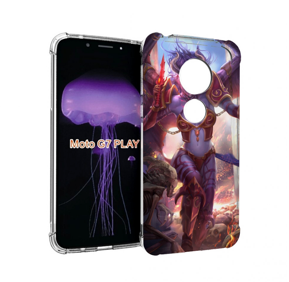 

Чехол MyPads queen of pain dota 2 для Motorola Moto G7 Play, Прозрачный, Tocco