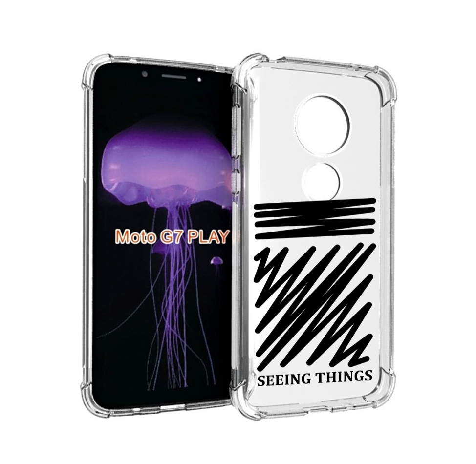 

Чехол MyPads seeing-things для Motorola Moto G7 Play, Прозрачный, Tocco