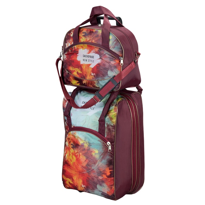 

Чемодан женский Sacvoyage Р00012121 бордовый, р. S, Р00012121
