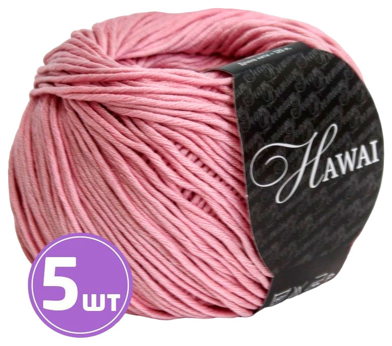 

Пряжа SEAM HAWAI (3354), клевер, 5 шт. по 50 г, Розовый