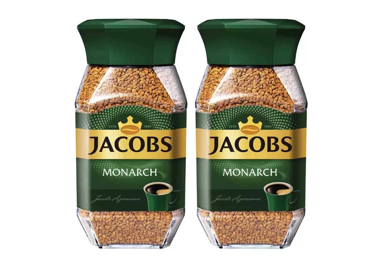 Кофе растворимый JACOBS Monarch, сублимированный, 95 г, 2 уп