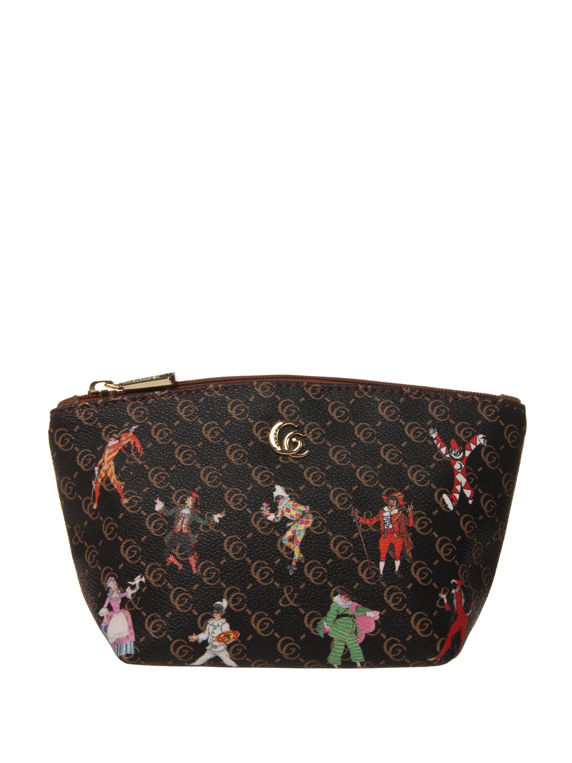 

Косметичка женская GIO&CO 04gc темно-каштановая, 21х8х13 см, 04gc